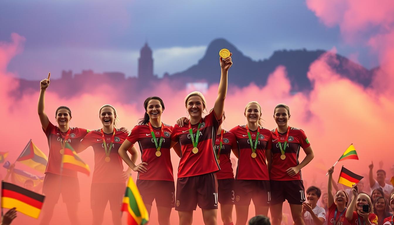 Deutsche Fußballnationalmannschaft der Frauen Olympiasieg Rio 2016