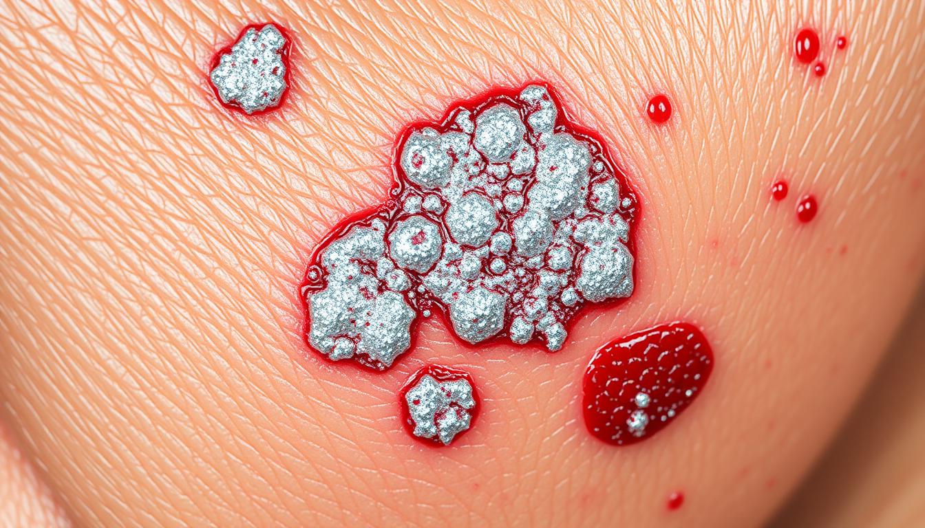 Diagnose von Schuppenflechte Plaques