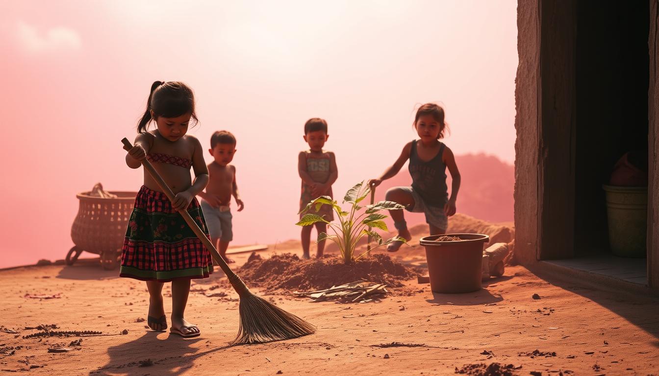 Maya-Kultur Kinderbeteiligung