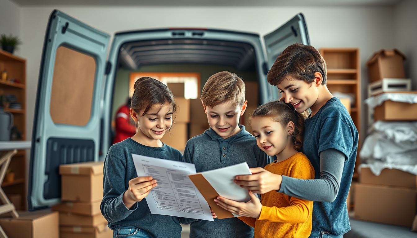 Umzugstag mit Kindern planen