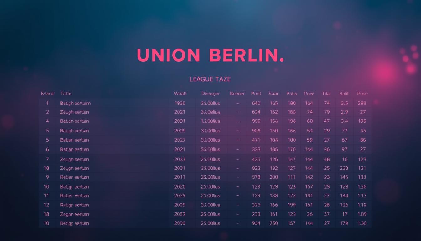 teilnehmer: union berlin tabelle